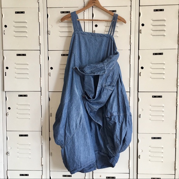 Artka asymmetric avant garde blue denim dress Med - Picture 7 of 16